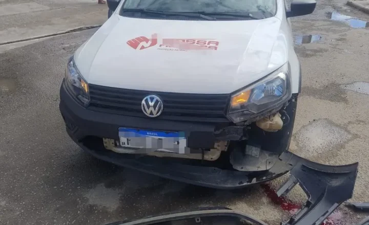 COLISÃO FRONTAL DEIXA HOMEM DE 59 ANOS FERIDO EM LAGARTO