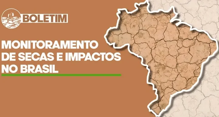 Monitoramento de secas no Brasil em meio ao fortalecimento do El Niño