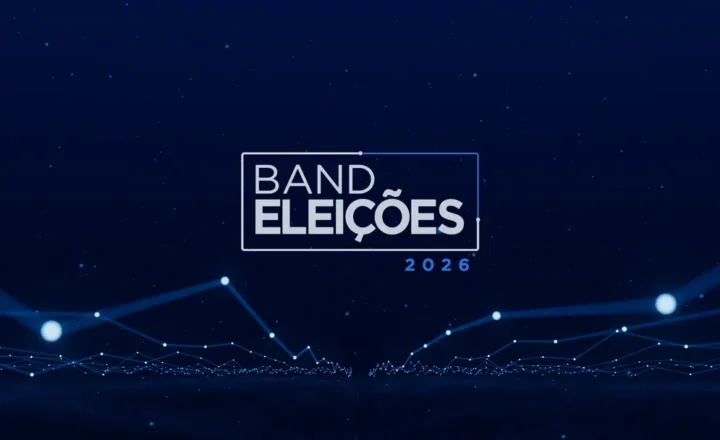 Identidade visual Band Eleições 2026