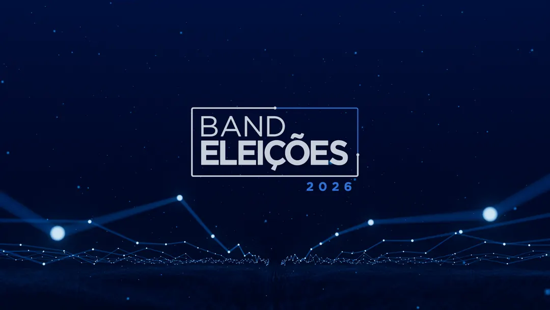 Identidade visual Band Eleições 2026