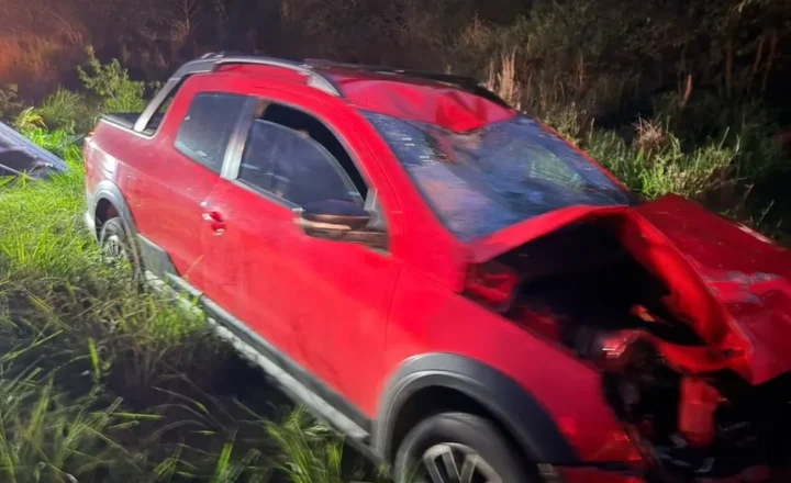Saveiro envolvida em colisão na SE-170, em Riachão do Dantas