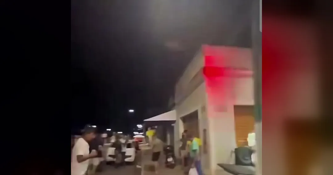 Cena registrada durante ocorrência policial em Água Preta, Pernambuco