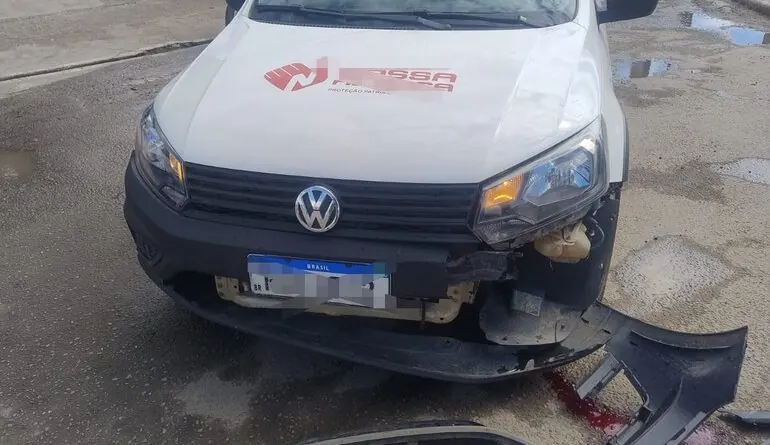 COLISÃO FRONTAL DEIXA HOMEM DE 59 ANOS FERIDO EM LAGARTO