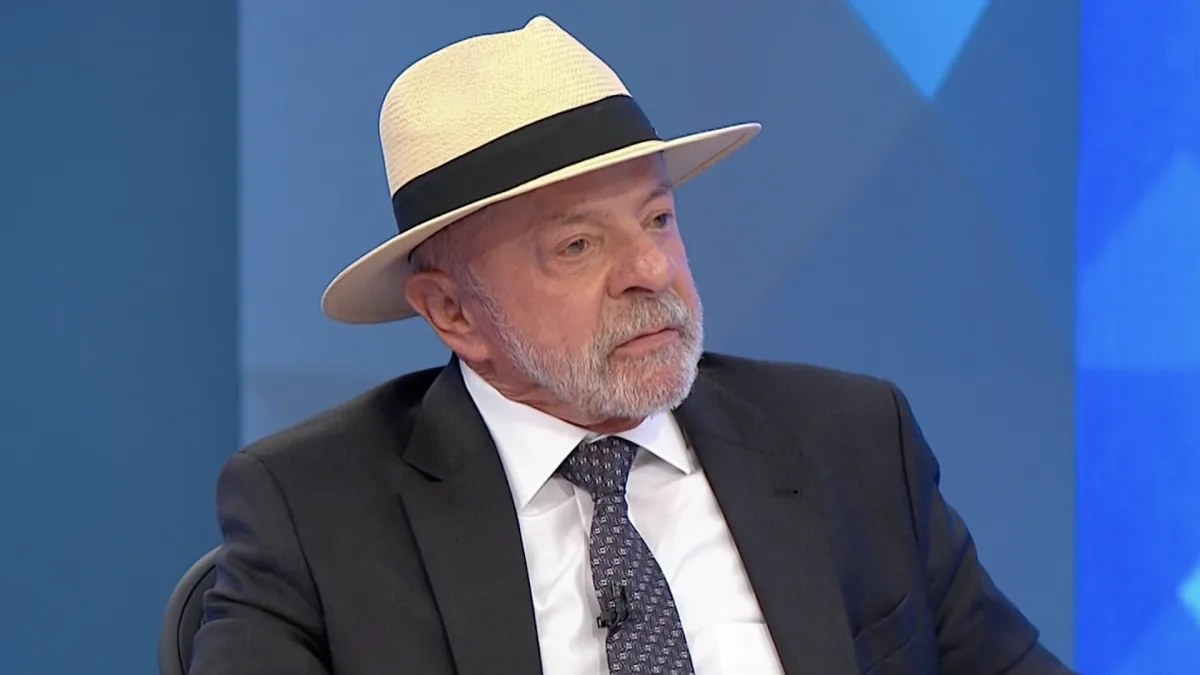 Lula durante sabatina na TV Globo em 27 de agosto de 2026