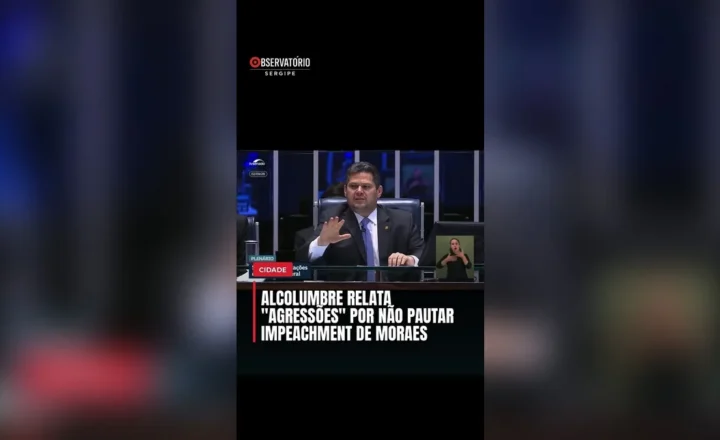 Alcolumbre relata "agressões" por não pautar impeachment de Moraes