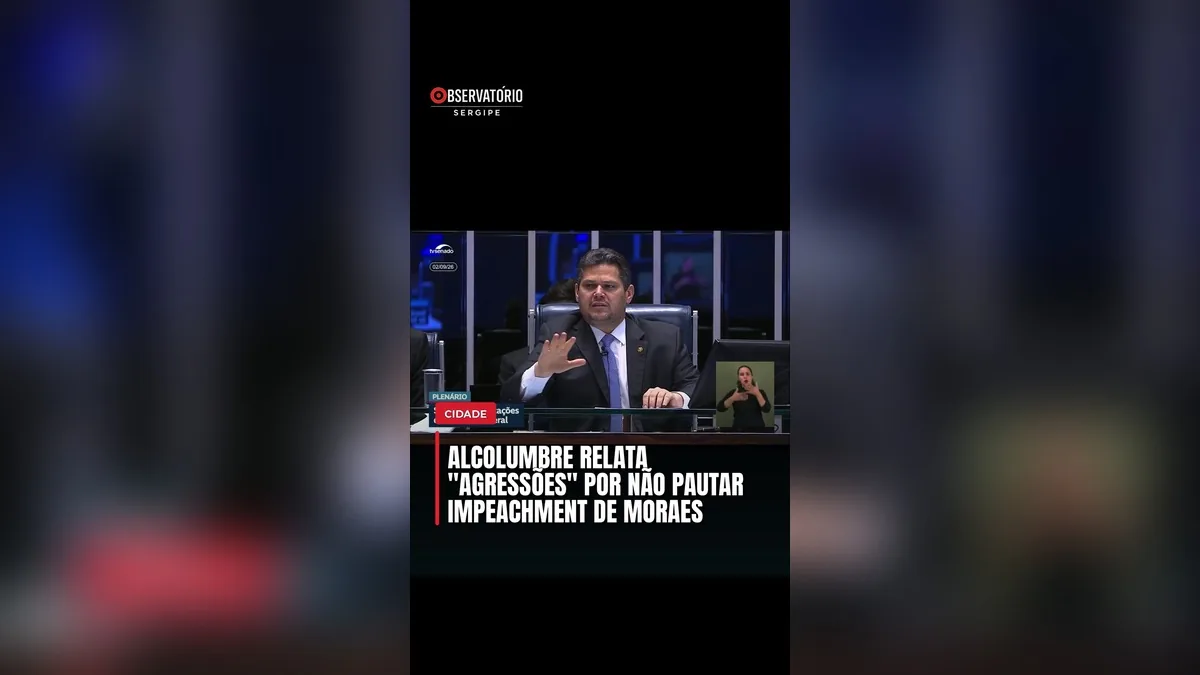 Alcolumbre relata "agressões" por não pautar impeachment de Moraes