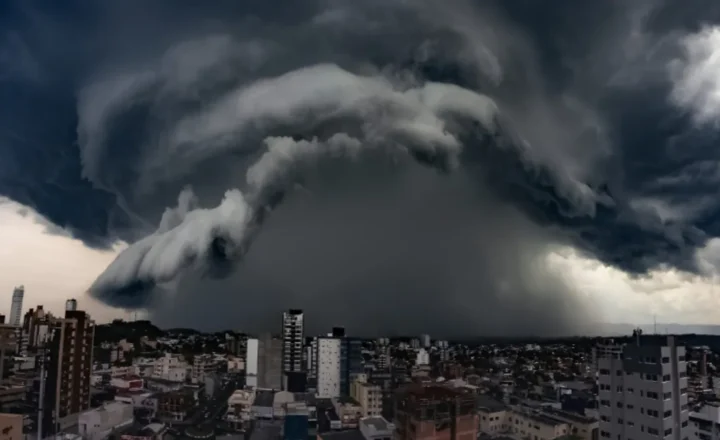Sistema pode trazer volumes de chuvas de até 400 mm nos próximos dias - Gabriel Zaparolli/gabriel_zapa/X