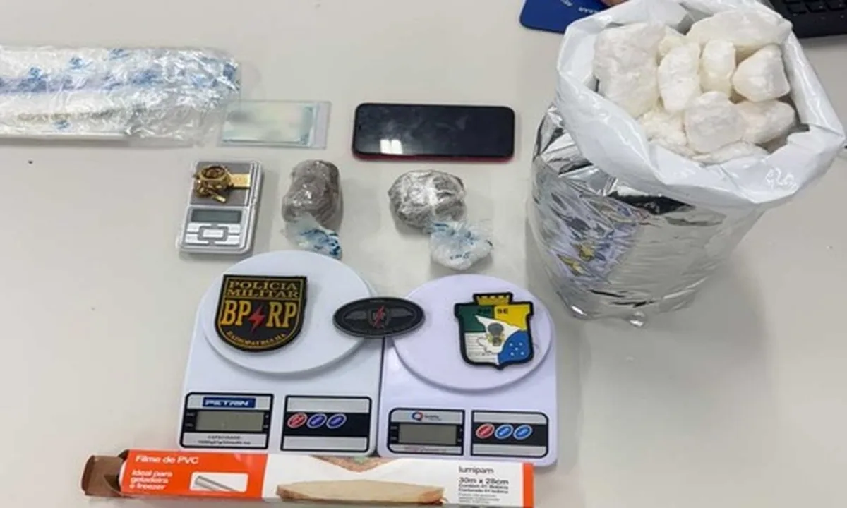 HOMEM É PRESO POR TRÁFICO DE DROGAS NA ZONA NORTE DE ARACAJU