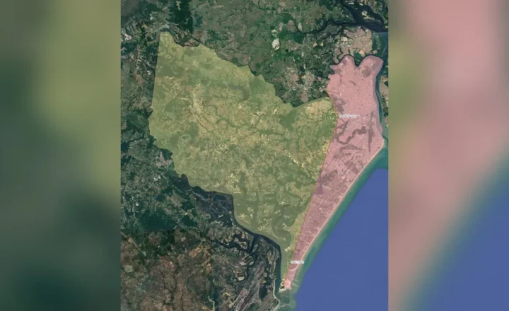 Novo mapa redesenha divisa entre Aracaju e São Cristóvão e leva quase 9 mil moradores para território são-cristovense