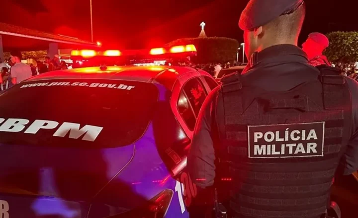 Polícia Militar conduz homem após ocorrência de perturbação do sossego em Lagarto
