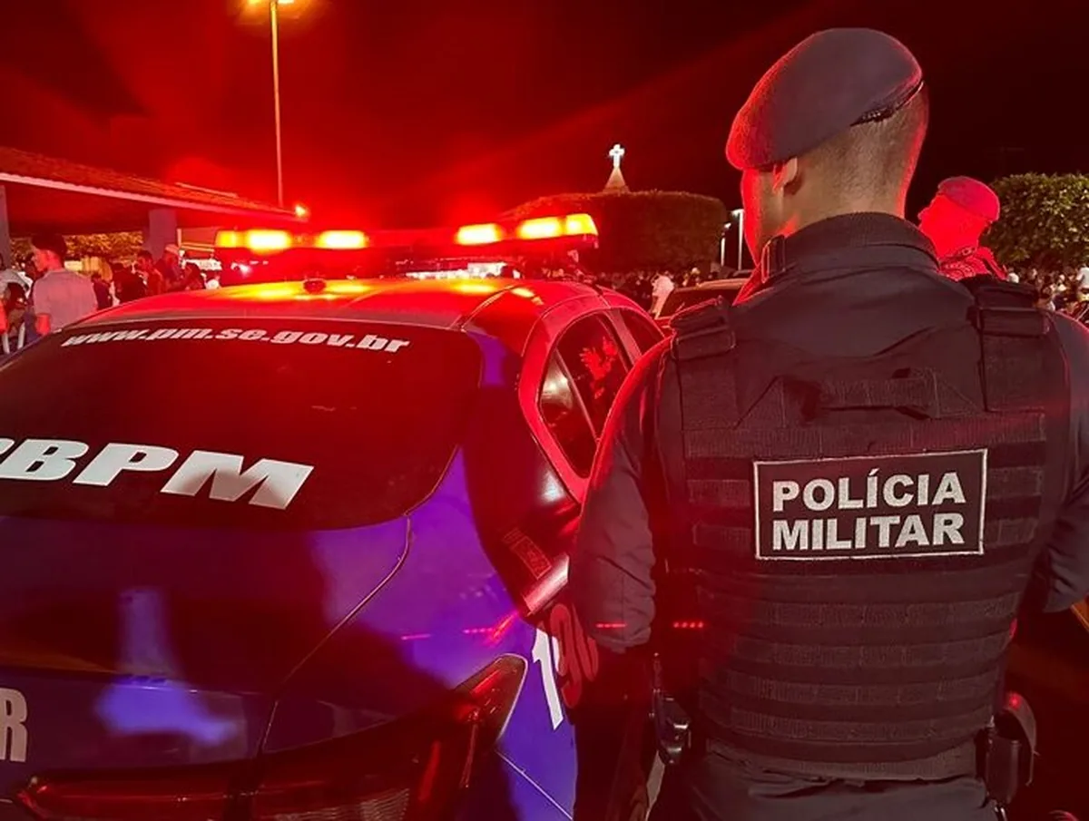 Polícia Militar conduz homem após ocorrência de perturbação do sossego em Lagarto