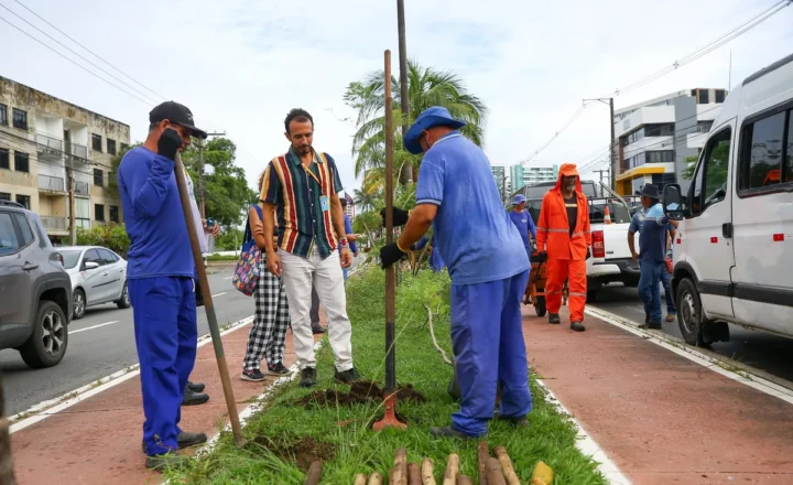 Prefeita de Aracaju anuncia plantio de centenas de árvores nas avenidas Hermes Fontes e Euclides Figueiredo