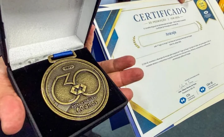 Aracaju é reconhecida por excelência em governança pública pelo segundo ano consecutivo