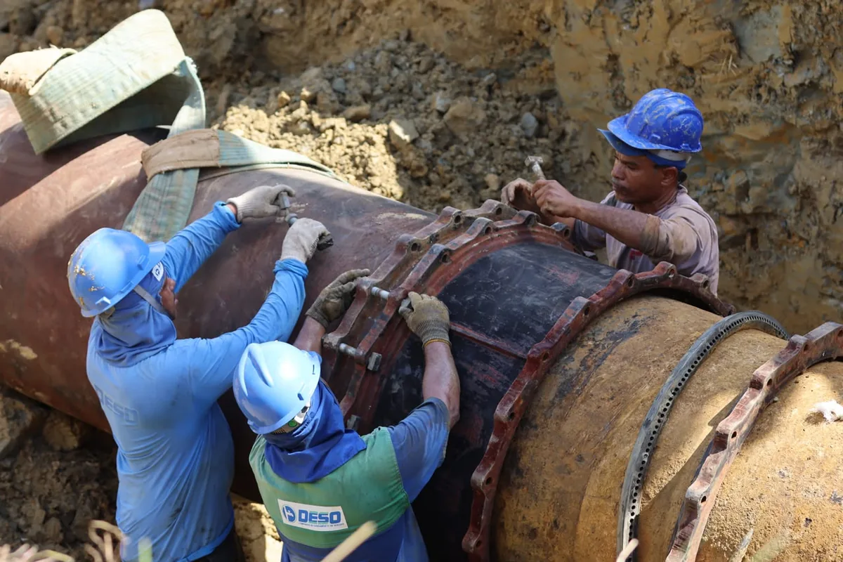 Produção de água é reduzida em 60% após rompimento de adutora em Socorro