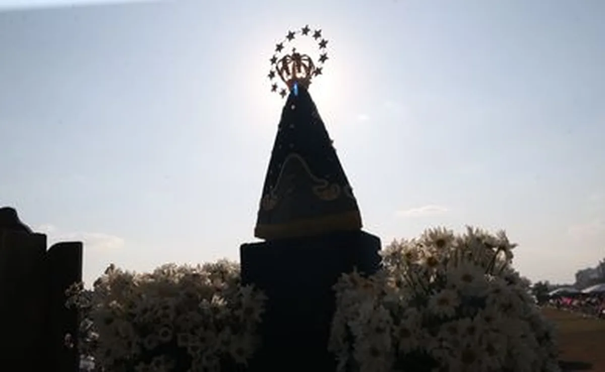 Missa em ação de graças a nossa Senhora Aparecida na esplanada dos ministérios.
