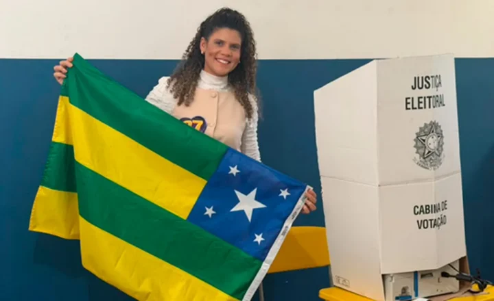 “Agora é confiar nas urnas”, diz Taty Cristina, durante a votação