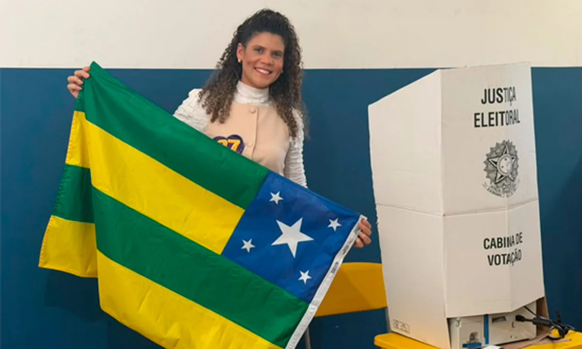 “Agora é confiar nas urnas”, diz Taty Cristina, durante a votação