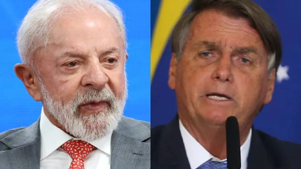 O presidente da República, Luiz Inácio Lula da Silva; e o ex-presidente Jair Bolsonaro
