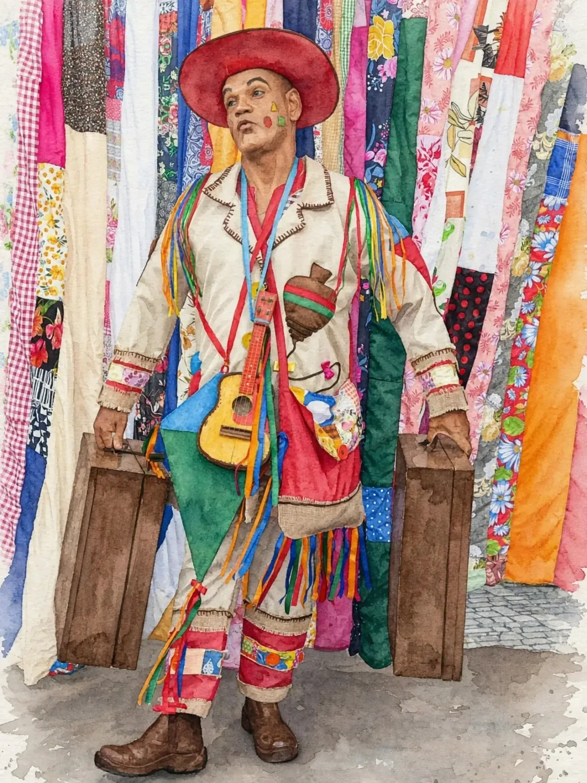 Espetáculo “Faz de Conta” leva cultura popular e brincadeiras tradicionais para Santa Luzia do Itanhy
