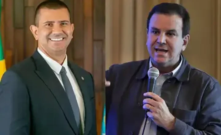 Brasília (DF), 04/10/2026 - Candidatos ao governo do Rio de Janeiro. Douglas Ruas e Eduardo Paes. Foto: Arte/Agência Brasil