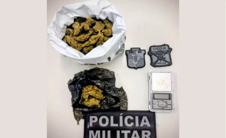 PM apreende cerca de 235 gramas de maconha no Bairro Porto Dantas