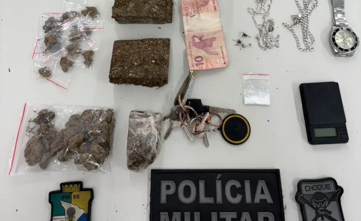 PM prende três homens por suspeita de tráfico de drogas na Zona Norte de Aracaju