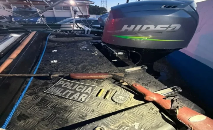 PMSE apreende arma de fogo durante Operação Protetor das Fronteiras em Neópolis