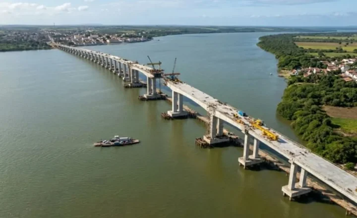 Ponte de R$ 207 milhões entre Sergipe e Alagoas tem entrega prevista para dezembro de 2026
