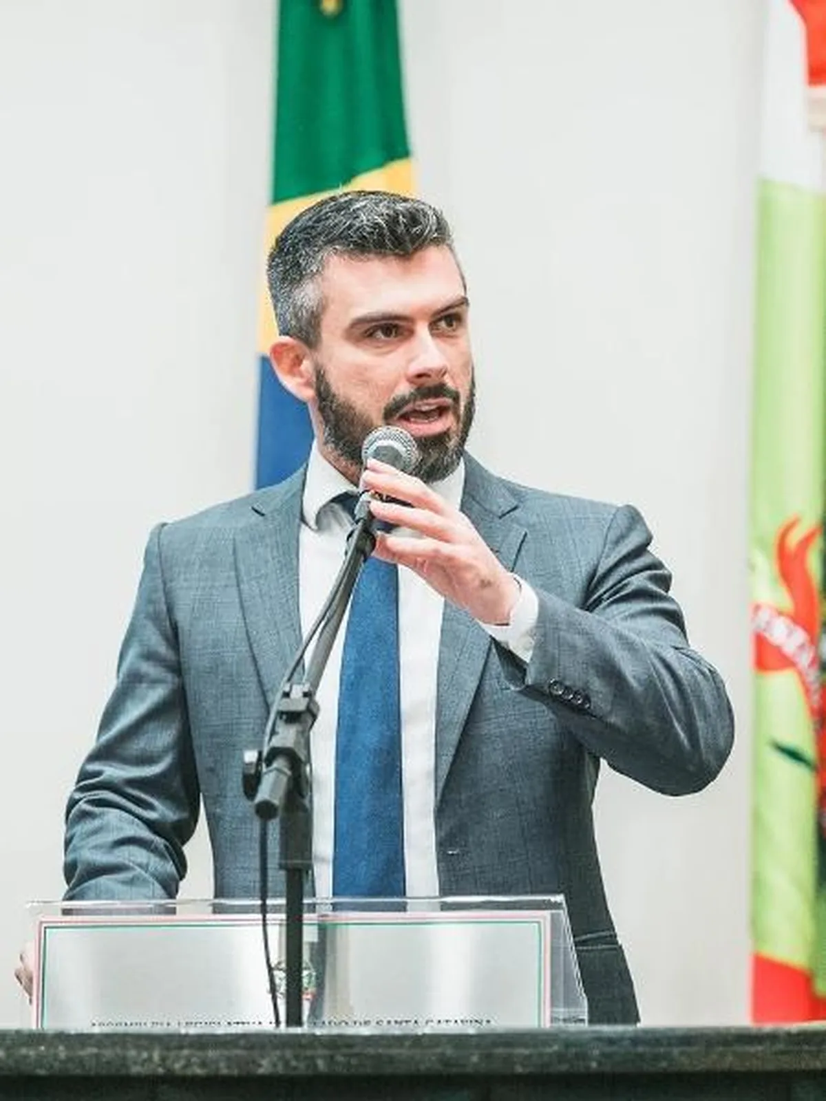 O deputado estadual Bruno Souza (PL)