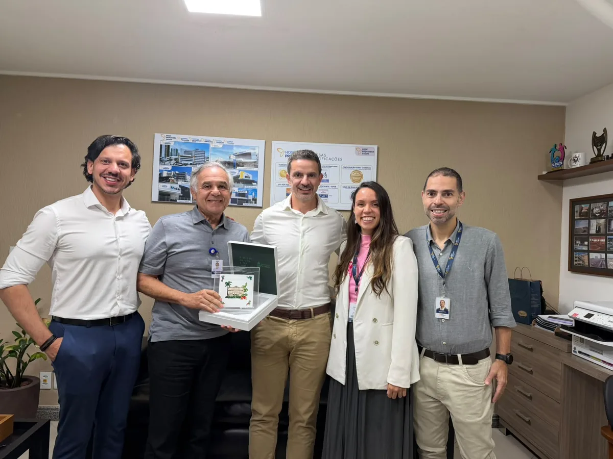 Rede Primavera recebe diretoria do Hospital Real Português e compartilha boas práticas em saúde
