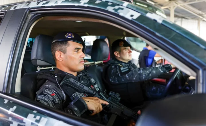 Tropas especializadas da PM reforçam patrulhamento no interior durante as Eleições 2026